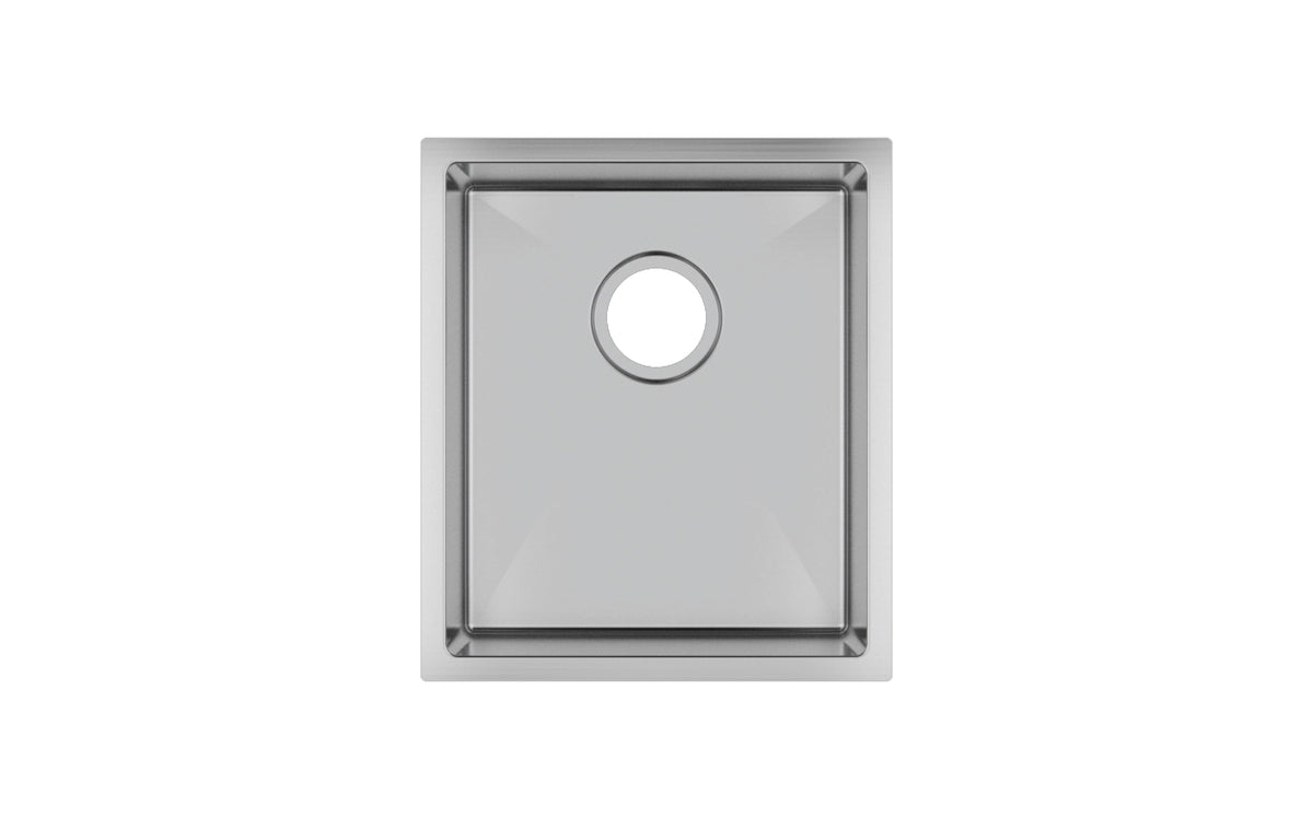 Navona TWM12 Handmade Single Bowl Sink 390 x 450 x 215mm Stainless Steel