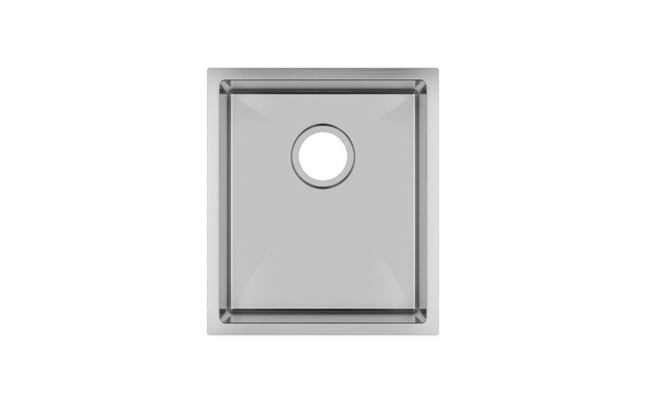 Navona TWM12 Handmade Single Bowl Sink 390 x 450 x 215mm Stainless Steel