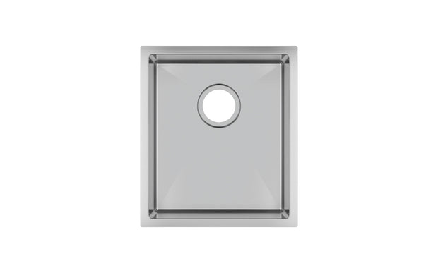 Navona TWM12 Handmade Single Bowl Sink 390 x 450 x 215mm Stainless Steel