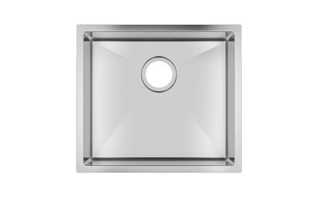 Navona TWM1 Handmade Single Bowl Sink 500 x 440 x 230mm Stainless Steel