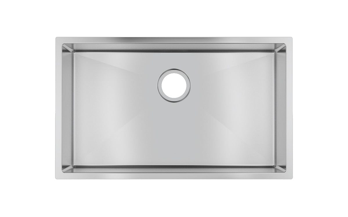 Navona TWM3 Handmade Single Bowl Sink 762 x 457 x 254mm Stainless Steel