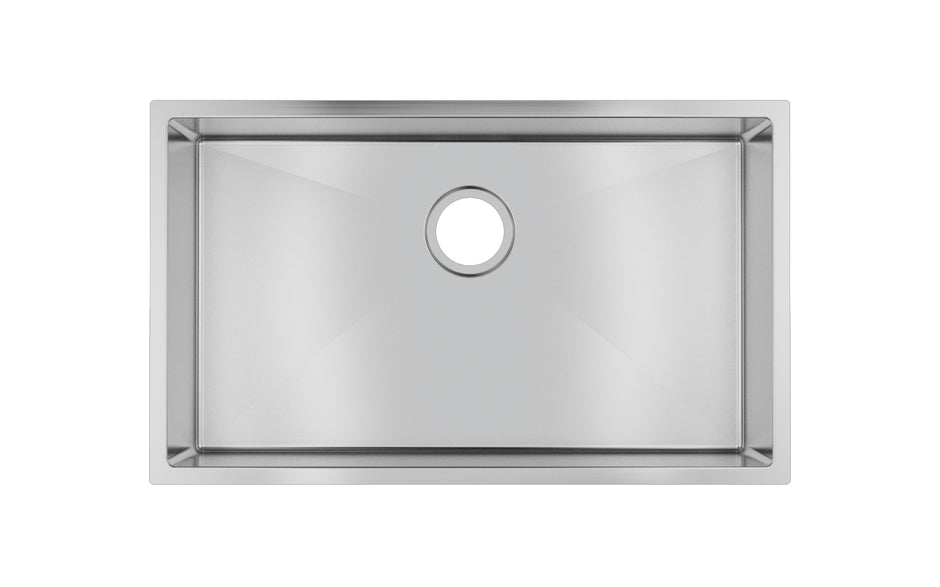 Navona TWM3 Handmade Single Bowl Sink 762 x 457 x 254mm Stainless Steel