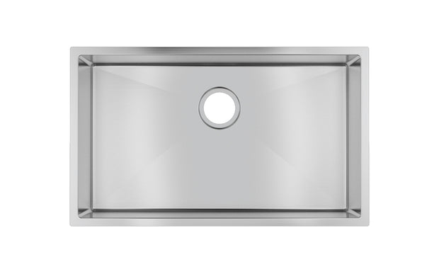 Navona TWM3 Handmade Single Bowl Sink 762 x 457 x 254mm Stainless Steel