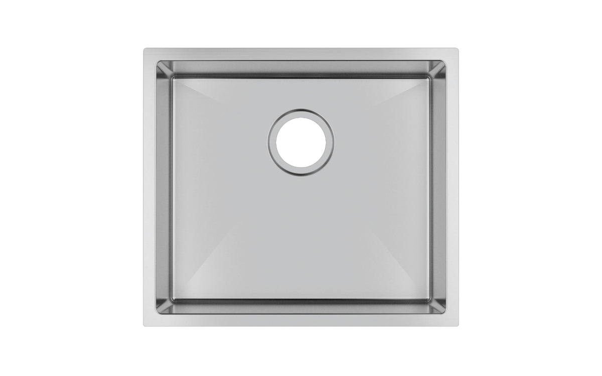 Navona TWM5 Handmade Single Bowl Sink 510 x 450 x 230mm Stainless Steel
