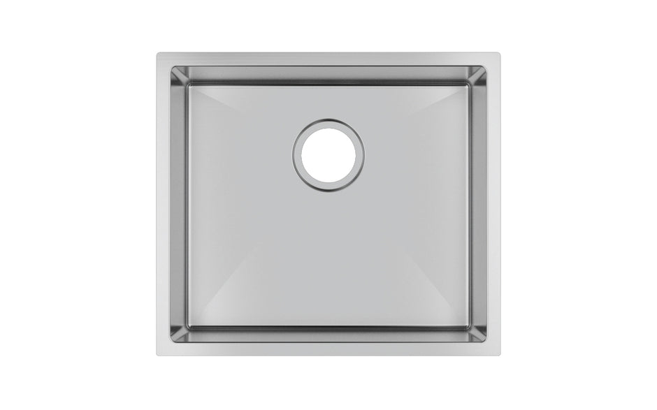 Navona TWM5 Handmade Single Bowl Sink 510 x 450 x 230mm Stainless Steel