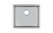 Navona TWM5 Handmade Single Bowl Sink 510 x 450 x 230mm Stainless Steel