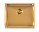 Navona TWM5 Handmade Single Bowl Sink 510 x 450 x 230mm Brushed Gold