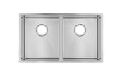 Navona TWM6 Handmade Double Bowl Sink 770 x 450 x 215mm Stainless Steel