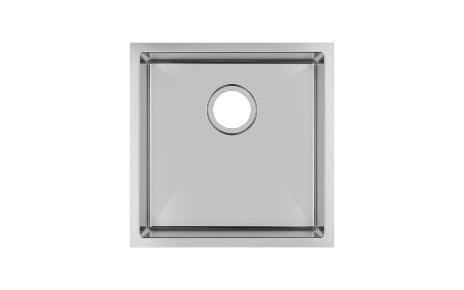 Navona TWM8 Handmade Single Bowl Sink 440 x 440 x 205mm Stainless Steel