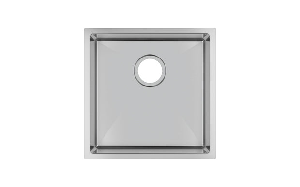 Navona TWM8 Handmade Single Bowl Sink 440 x 440 x 205mm Stainless Steel