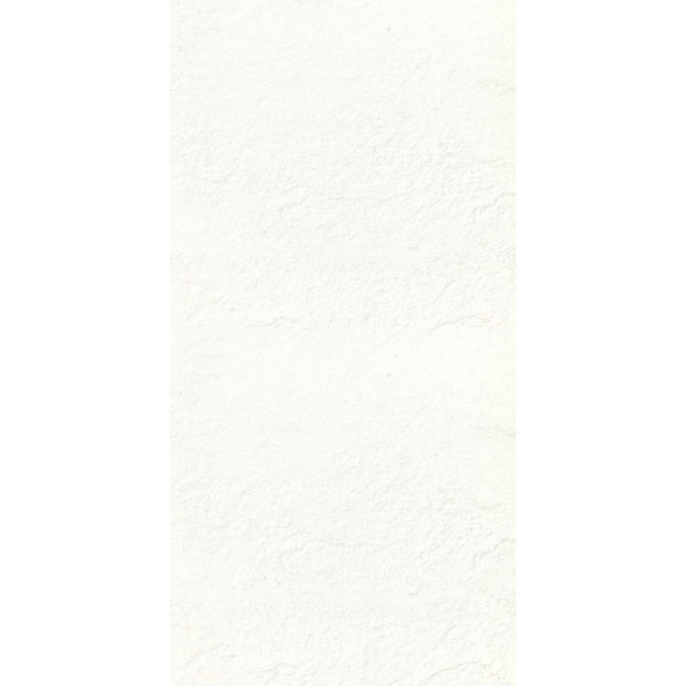 Ultra White Slate Textured Matt Concrete Look Porcelain Tiles 600x1200mm tile