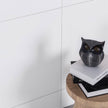 Ultra80 White Gloss Porcelain Tiles 600x600mm in a room setting
