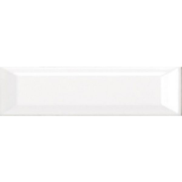 Urban Subway White Bevelled Gloss Ceramic Tiles tile