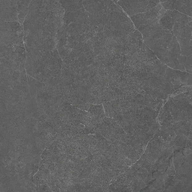 Venus Dark Grey Matt Stone Look Porcelain Tiles 600x600mm tile