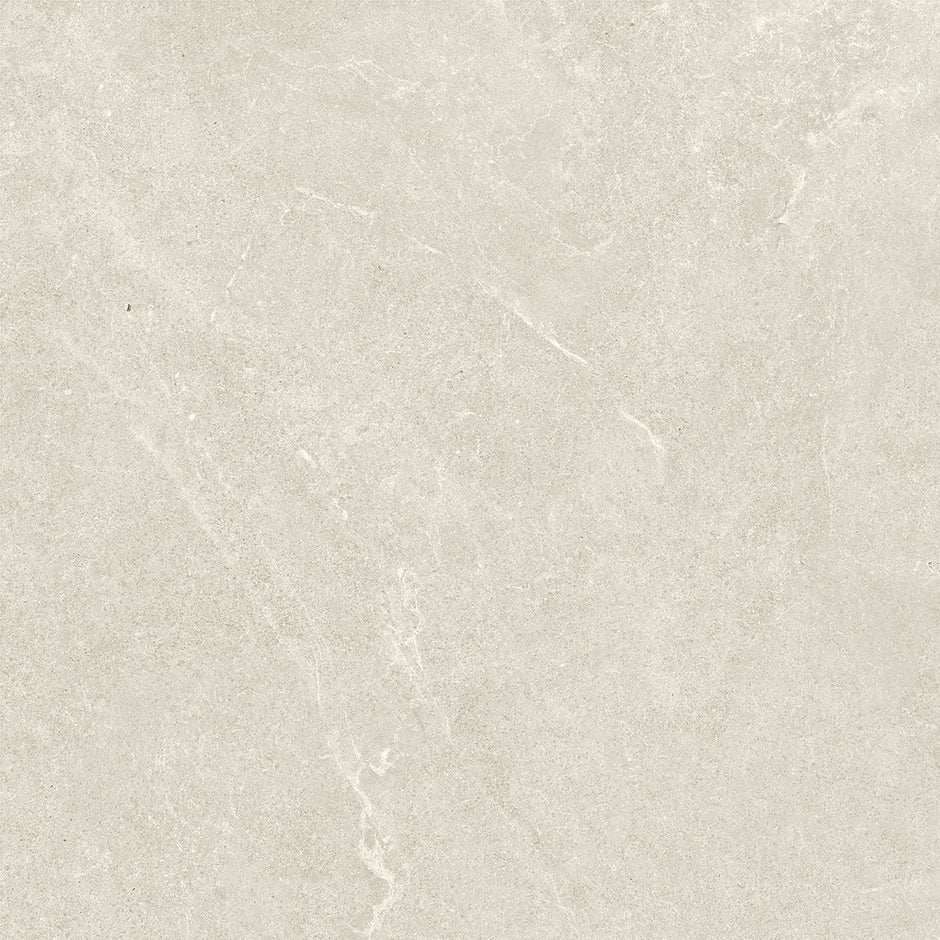 Venus Ivory Matt Stone Look Porcelain Tiles 600x600mm tile