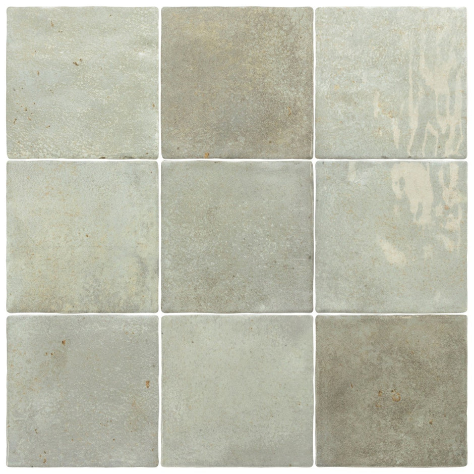 Verticale Green Field Gloss Porcelain Tiles 100x100mm tile