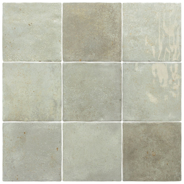 Verticale Green Field Gloss Porcelain Tiles 100x100mm tile