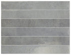 Verticale Moody Blue Gloss Porcelain Subway Tiles 50x400mm tile