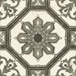 Vintage 18 Green Patterned Matt Porcelain Tiles 200x200mm tile