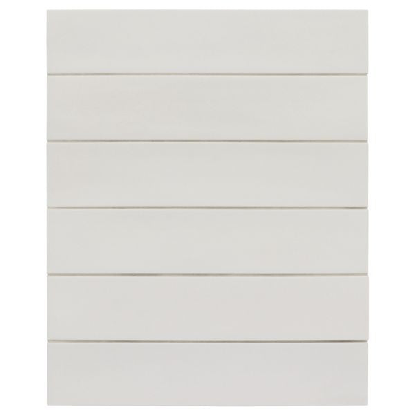 Wadi Snow Matt Porcelain Subway Tiles tile