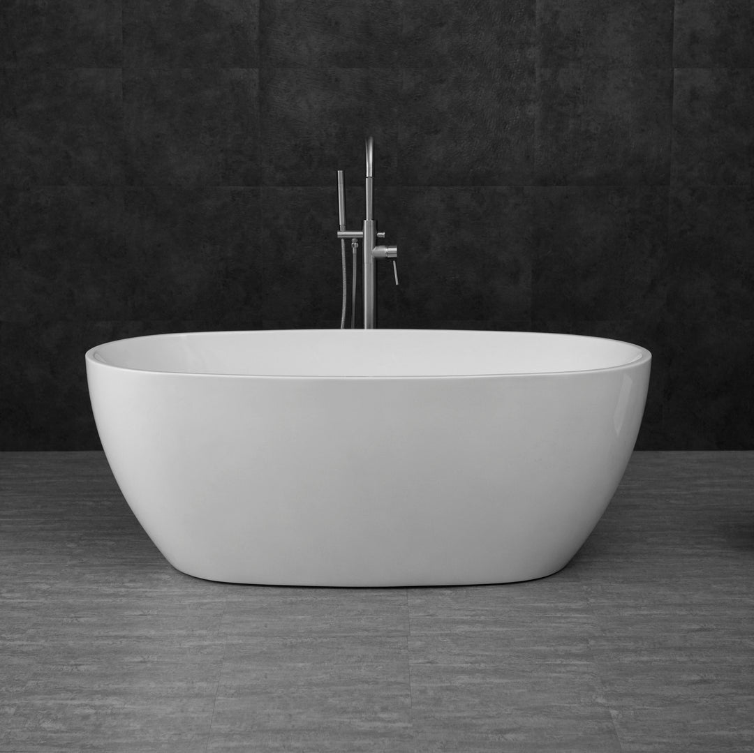 Vinny Bathtub 1300x700x580 NF & Gloss White IVBT-1300-NF