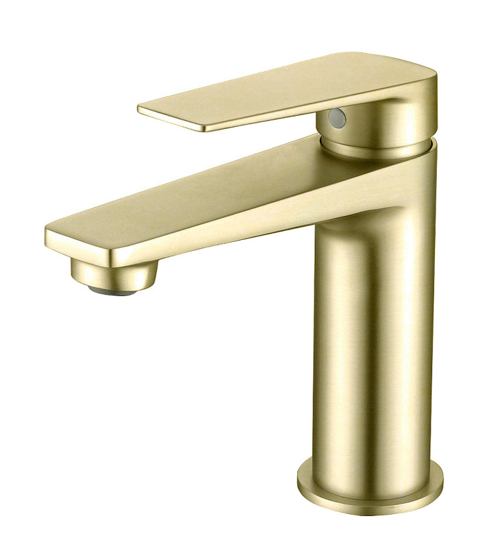 Zevio Basin Mixer Brushed Gold Z13BMBG