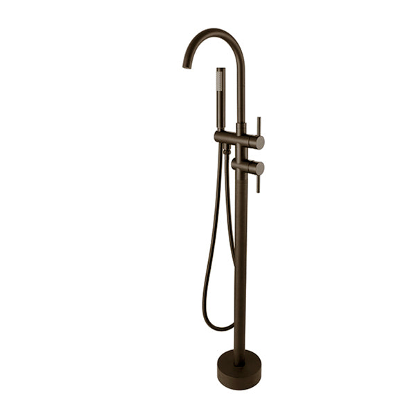 Pavia Free Standing Bath Spout Gun Metal PFSBMGM