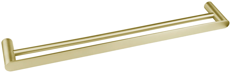 Vetto Double Towel Rail 750mm Brushed Gold IS1714BG